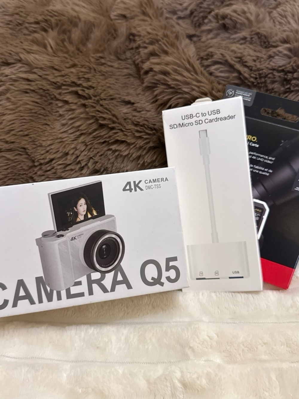 4K Camera Q5 Mirrorless Digital Camera - White